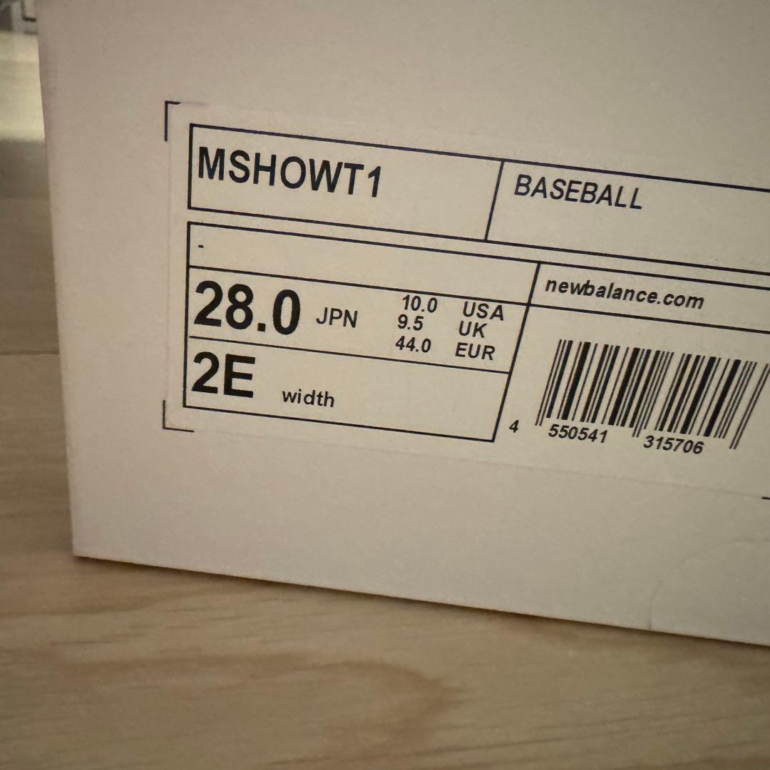 FuelCell Ohtani 1 大谷翔平モデル スパイク28.0cm 2E