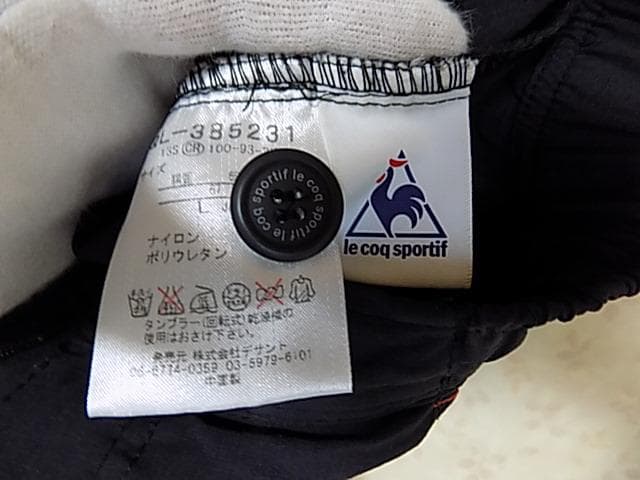 79442 ルコック　ハーフカーゴパンツ　黒　L