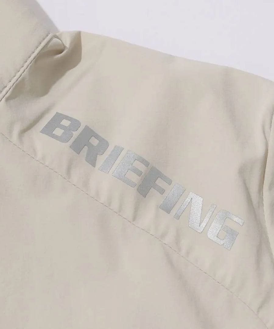 ブリーフィングゴルフ 【撥水ストレッチ】スタンドネックシャカブルゾン　美品
