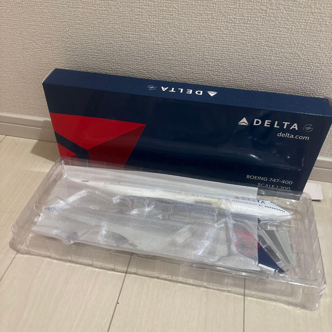 ✨非売品✨デルタ航空 Boeing 747-400 1:200✨