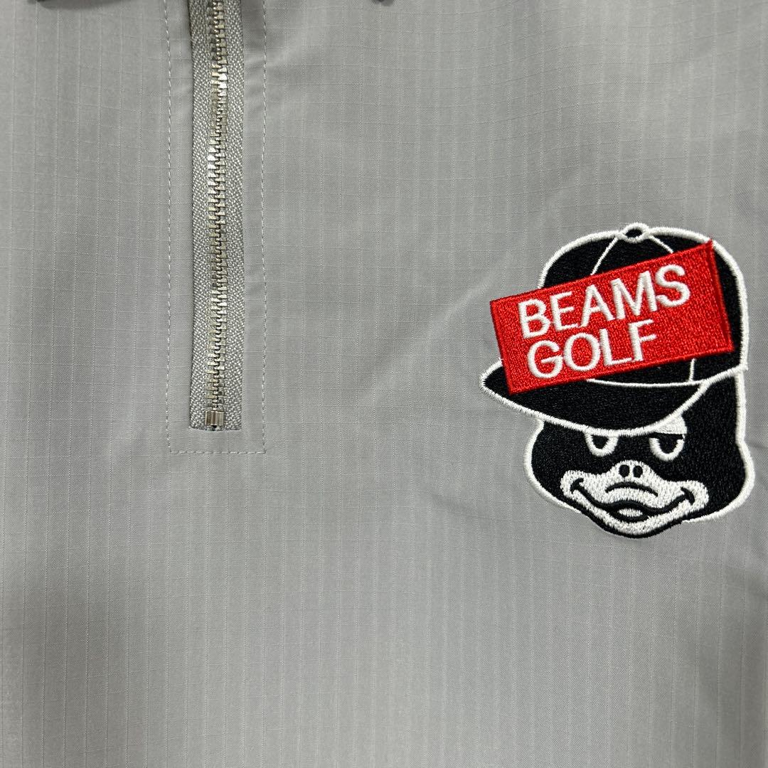 ゴルフィッカーズ×BEAMS GOLF グレー ジップアップシャツ L