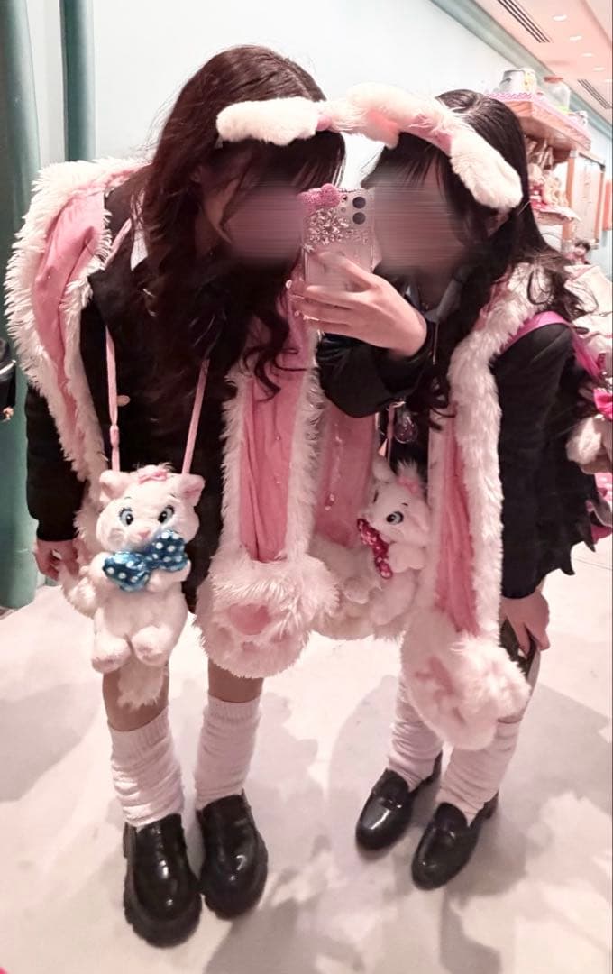 ディズニー マリー マリーちゃん ファンキャップマフラー