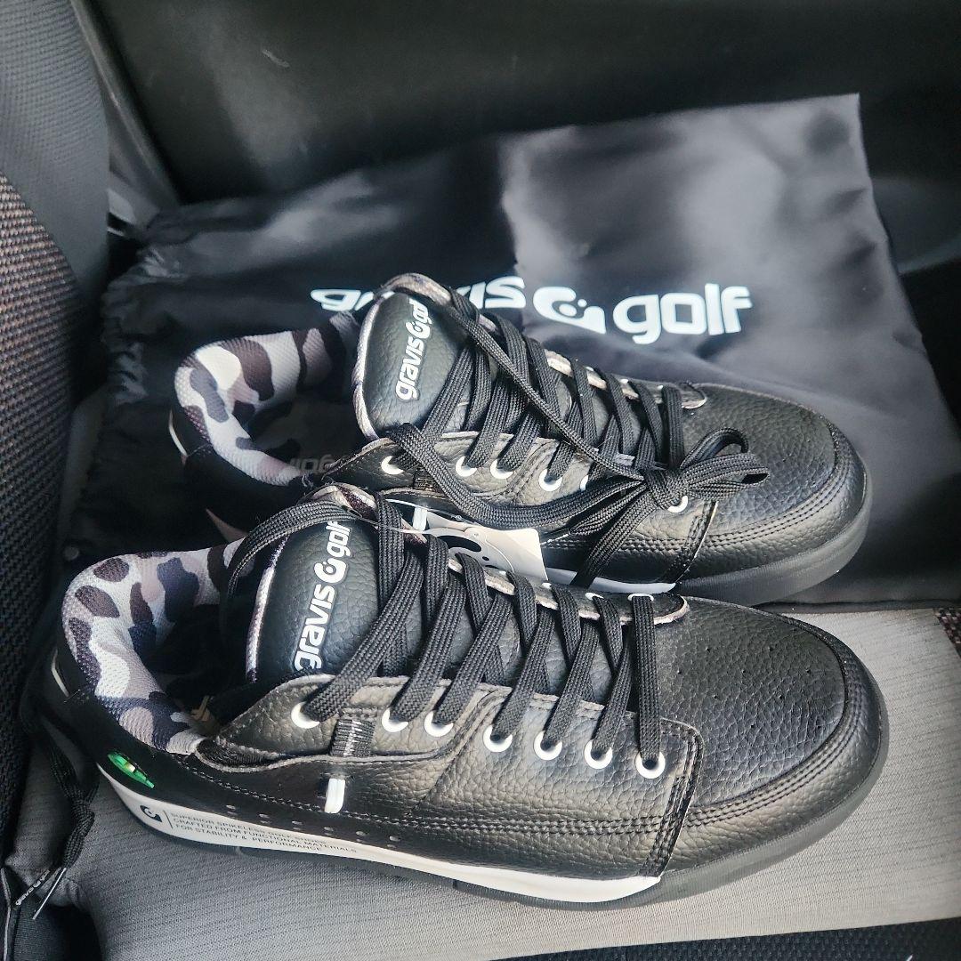 gravis golf ゴルフシューズ ブラック
