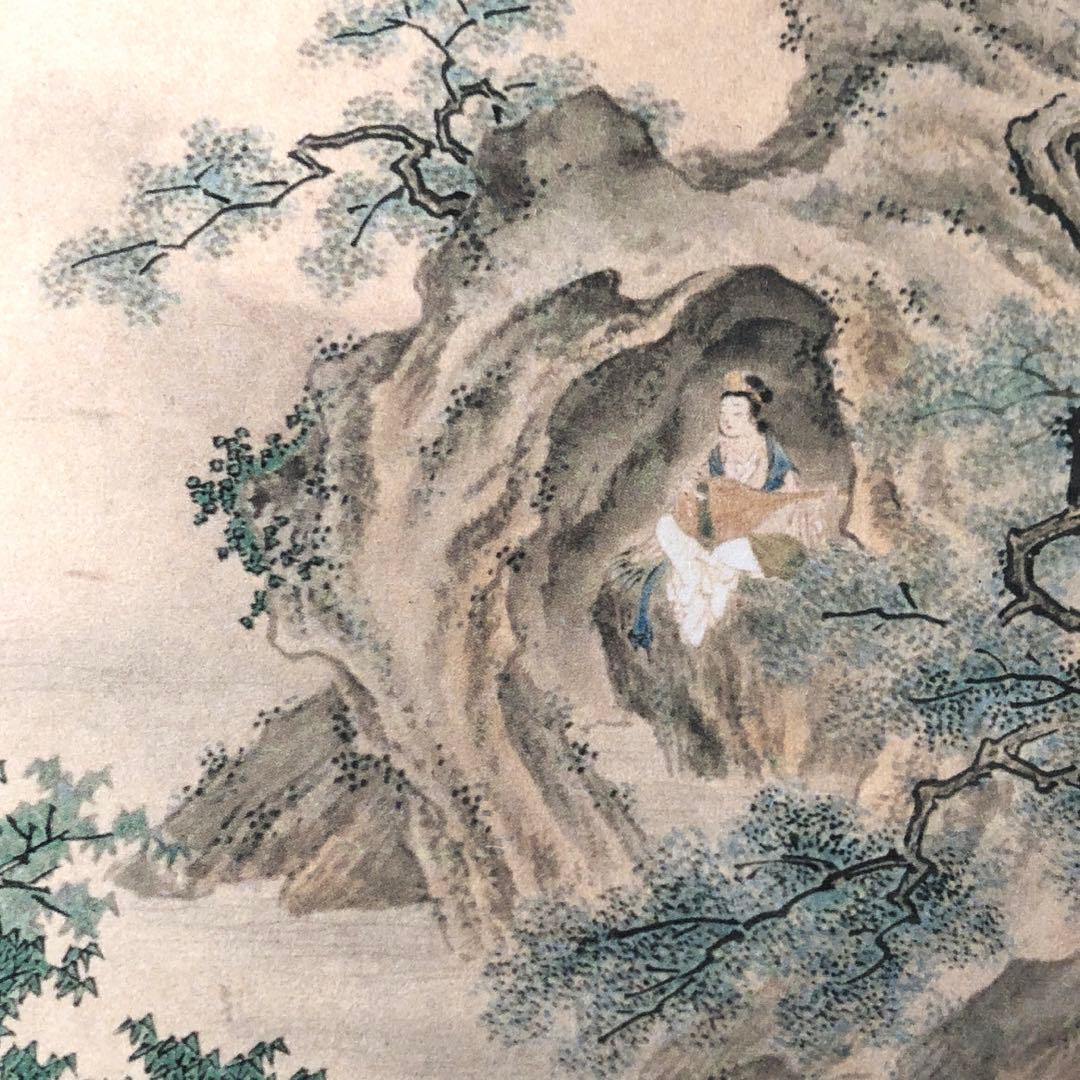 【新品・未使用品】七福神図　橋本雅邦　掛け軸　開運　縁起物