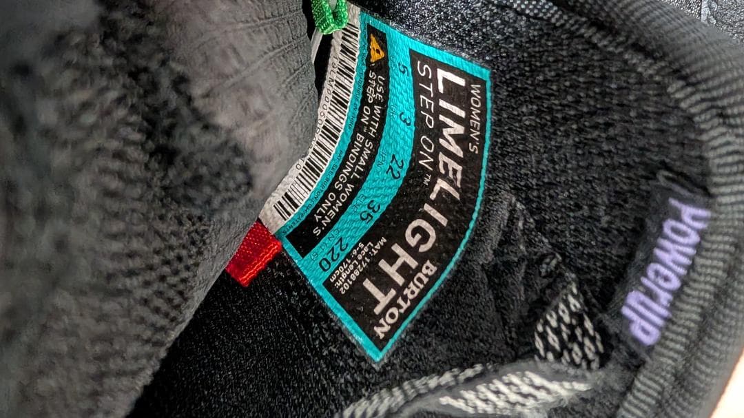 22cm BURTON STEP ON バイン付き バートン ステップオン 女性