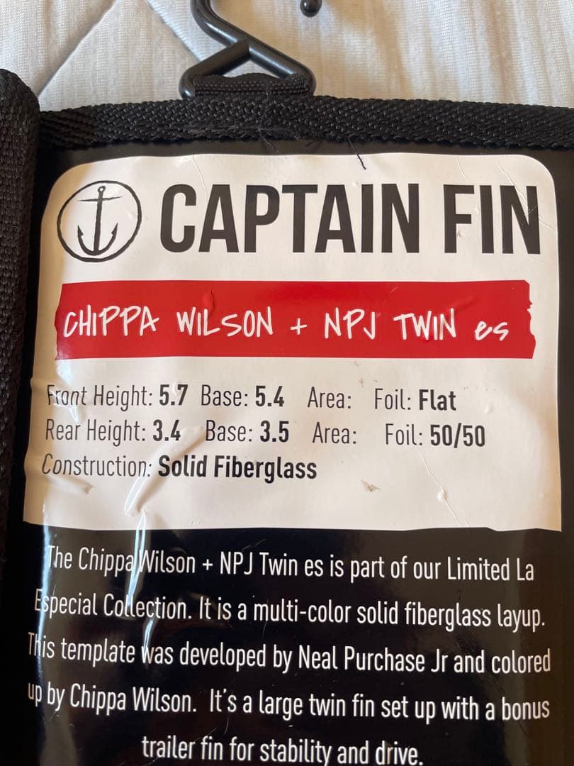 サーフィン・ボディボード CAPTAIN FIN CHIPPA WILSON 2+1 5.7