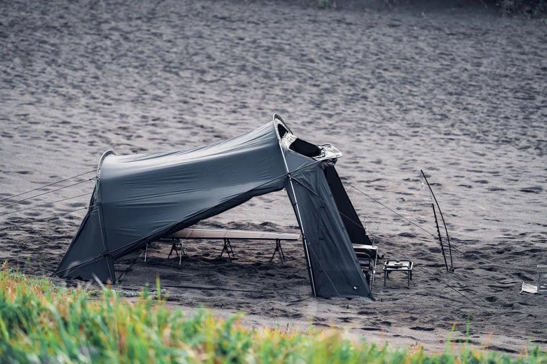 TOKYO CRAFTS 東京クラフト　テンビシェルター　ブラック　ルーフ付き