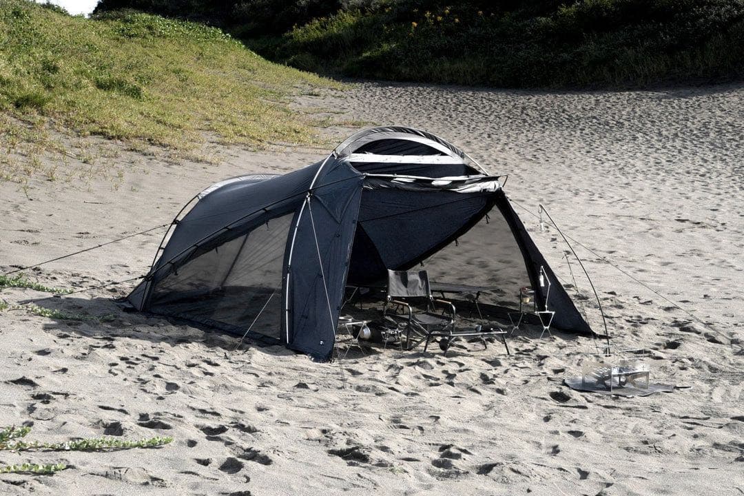 TOKYO CRAFTS 東京クラフト　テンビシェルター　ブラック　ルーフ付き