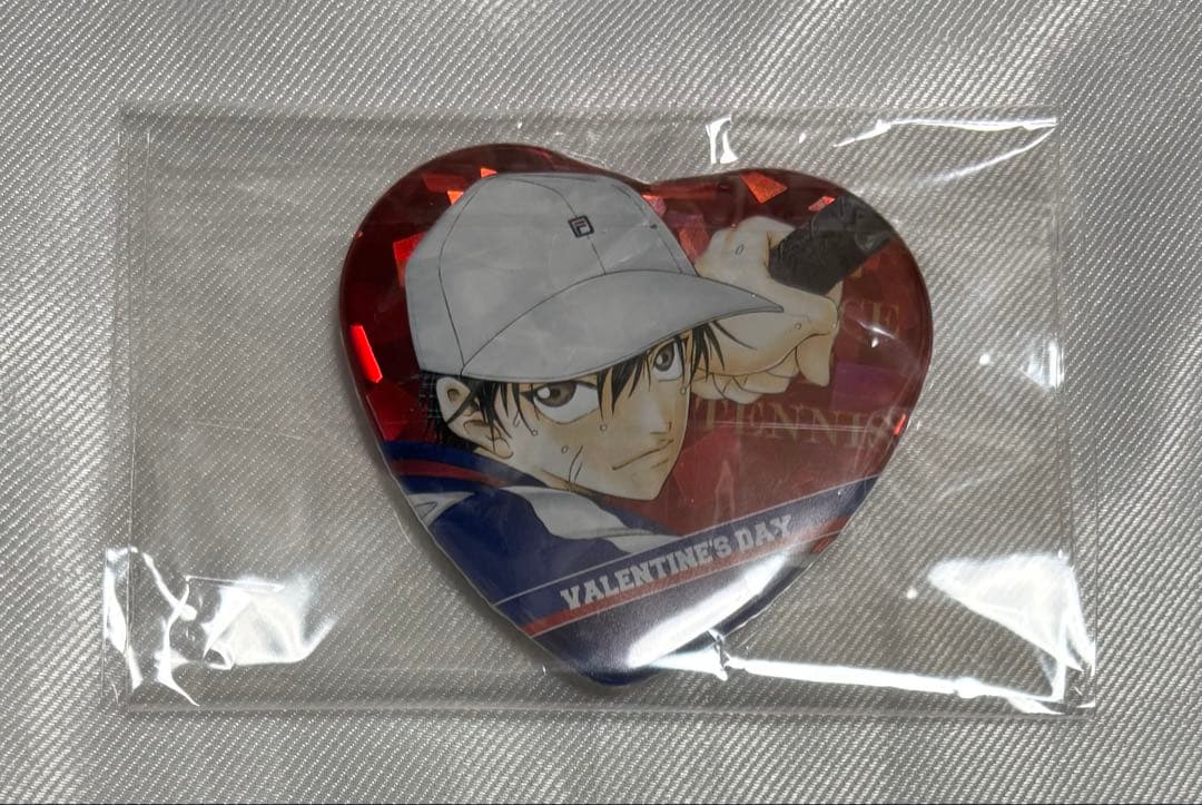 新テニスの王子様　テニプリ　越前リョーマ　バレンタイン　缶バッジ