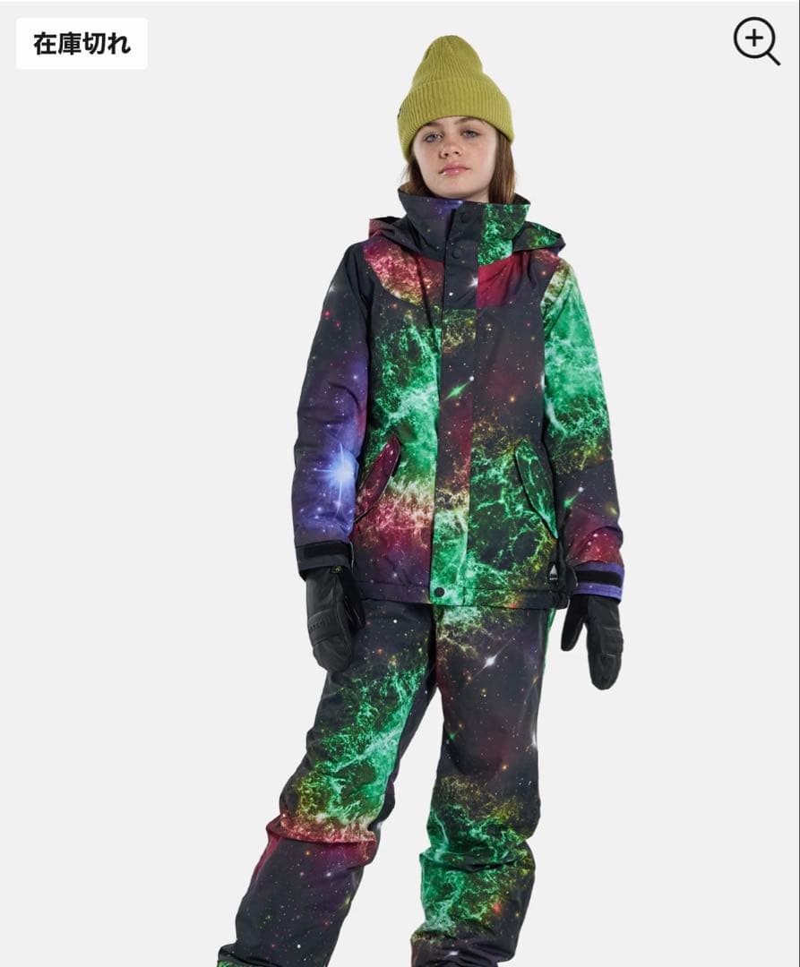 バートン ガールズジャケットビブパンツセット サイズXL