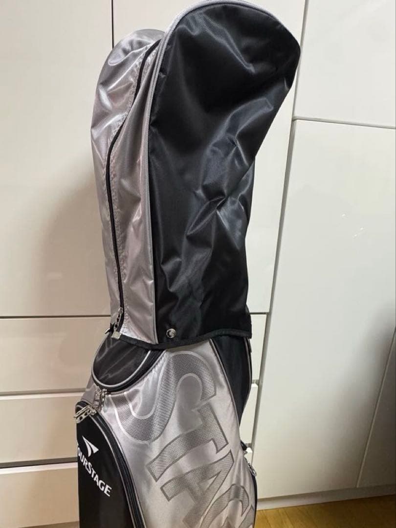TOUR STAGE キャディバッグ グレー/ブラック　ブリヂストン