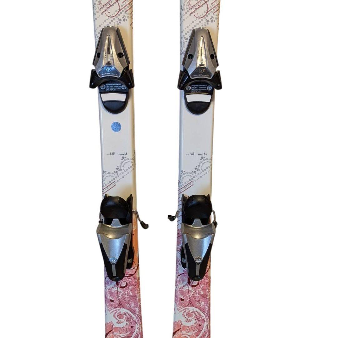 KAZAMA 145cm ジュニアスキー 板 ビンディング ストック 3点セット