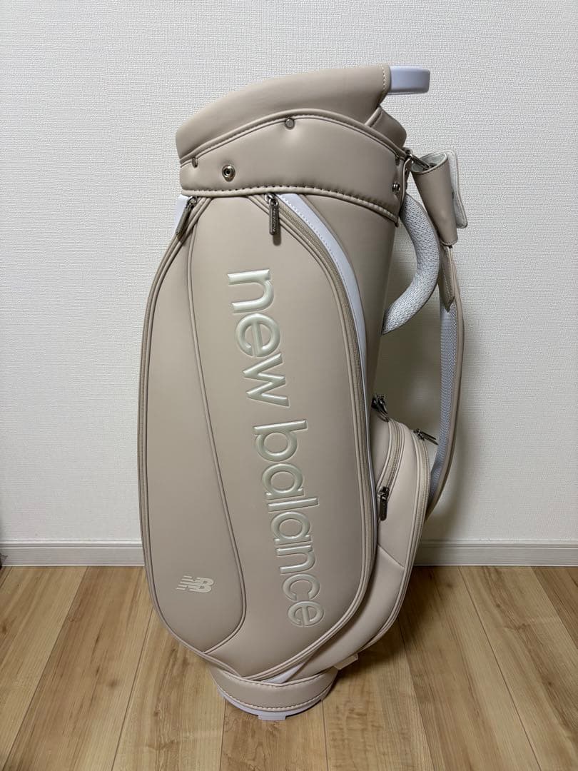 new balance キャディバッグ ベージュ