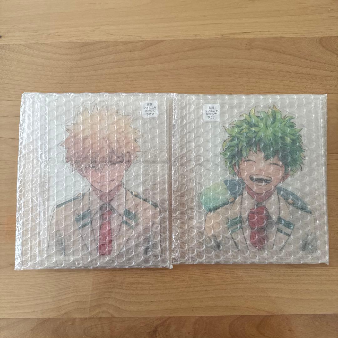 ヒロアカ アクリルMEGAフィギュア 爆豪勝己 緑谷出久 BD3