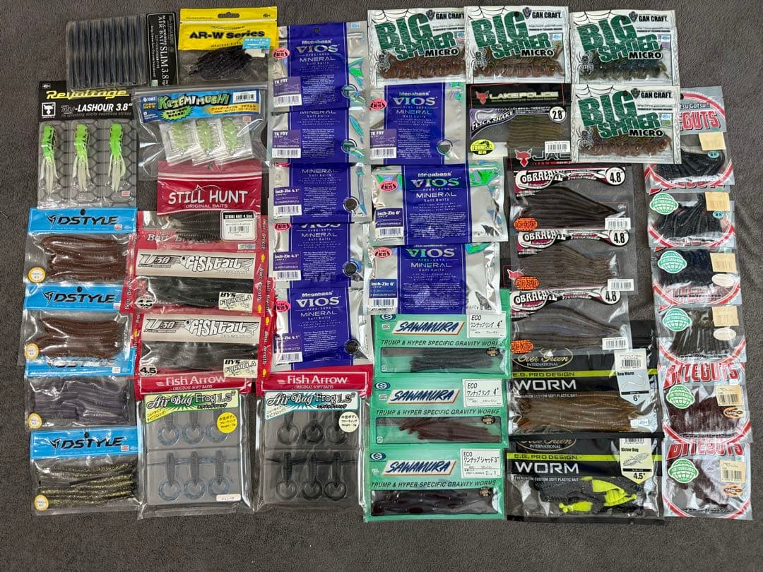 新品ワーム　まとめ売りセット