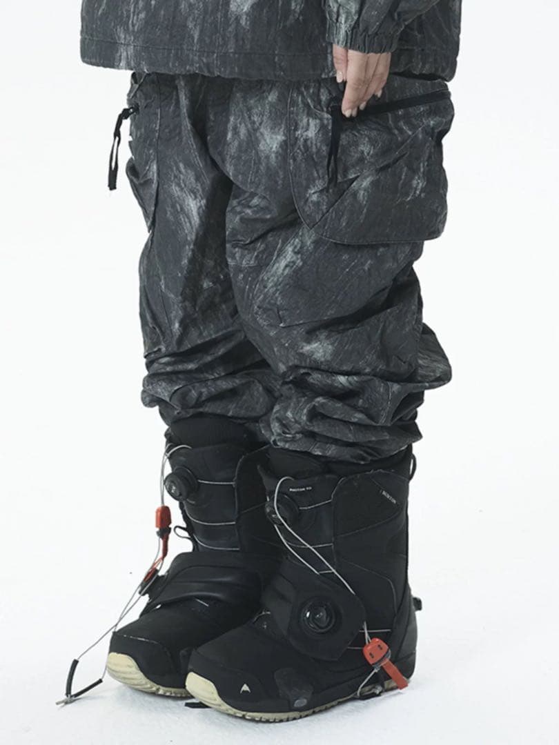 新品花柄スキーパンツ L 男女兼用