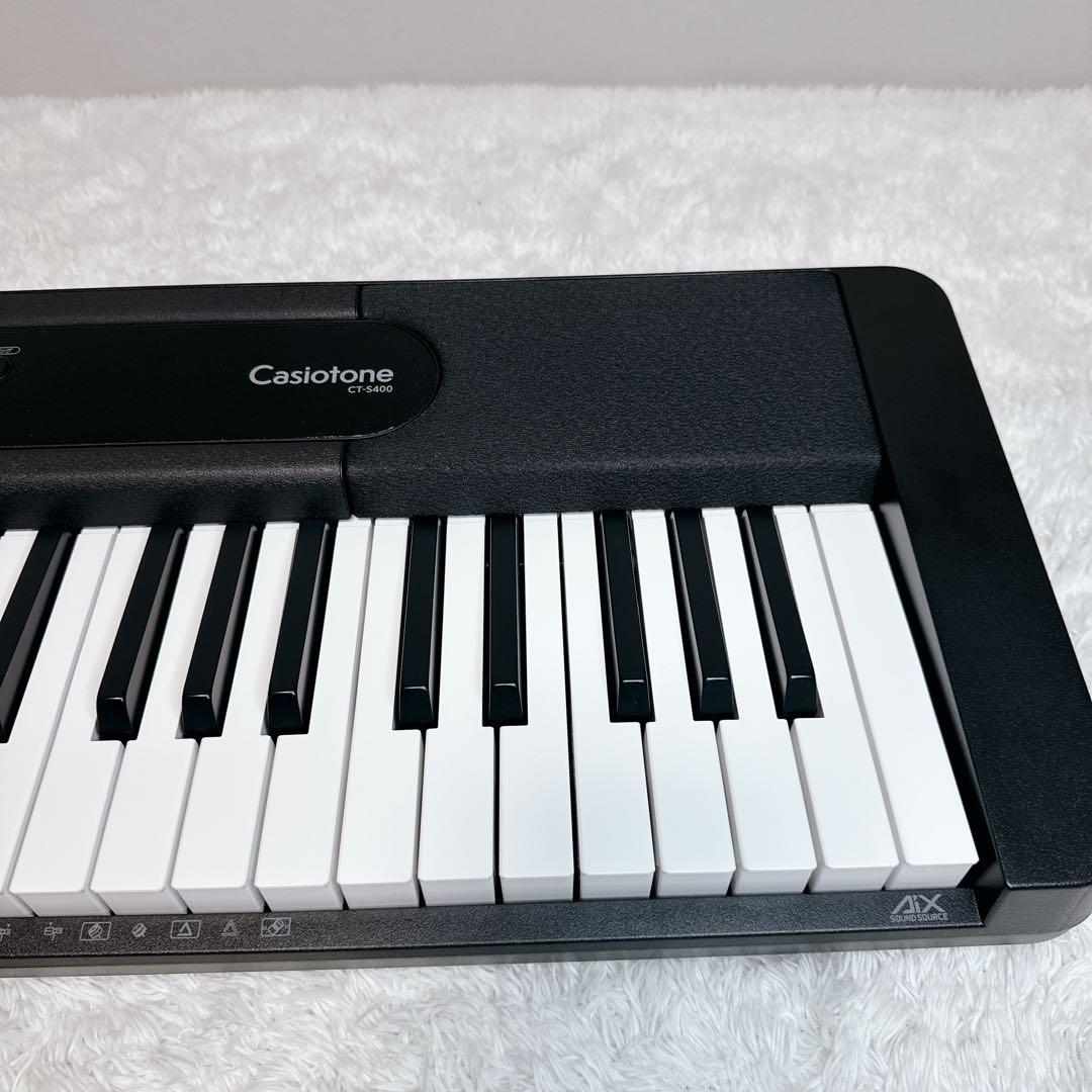 CASIO　カシオ　極美品　23年製　CT-S400　純正ケース　スタンド