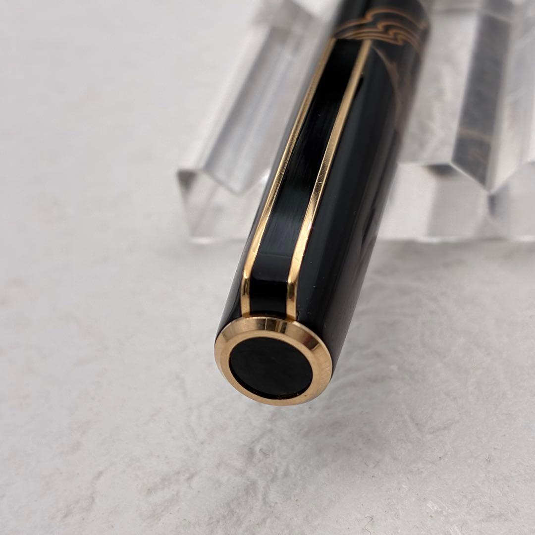 初期 SAILOR セーラー万年筆 蒔絵万年筆 良介作 鶴と富士 14K