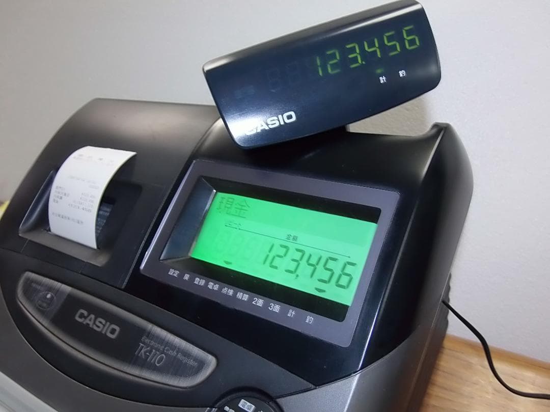 設定無料 CASIO 電子レジスター TK-110 軽減税率対応 250811