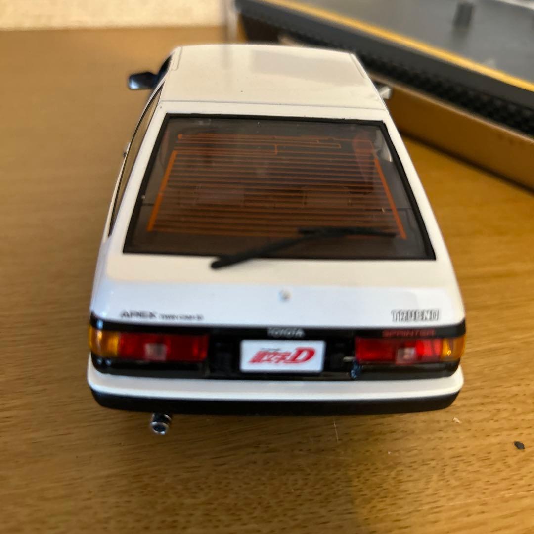 イニシャルD TOYOTA AE86 ミニカー　 台座ネジ欠品　ダイキャスト
