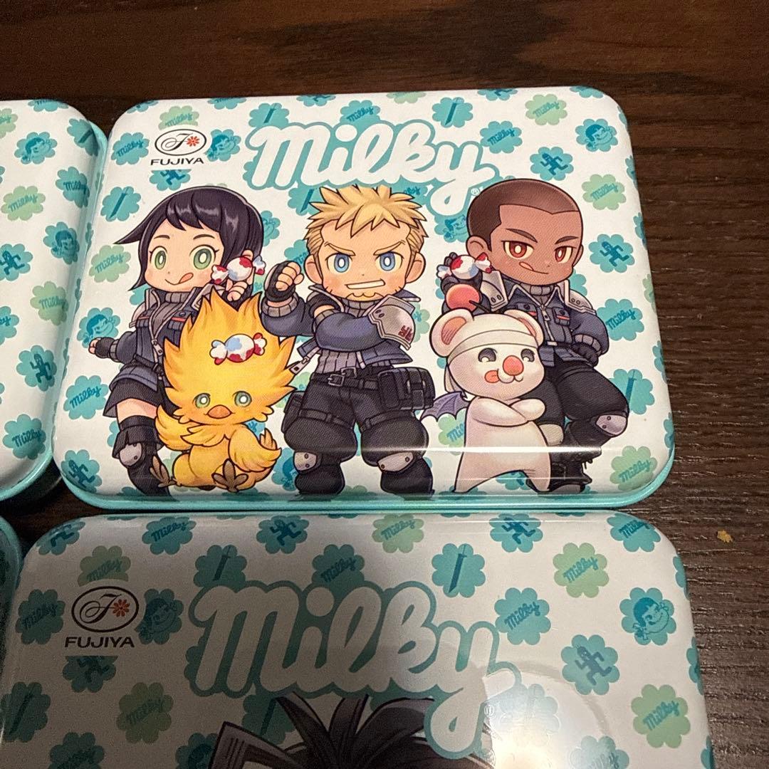 不二家×「FINAL FANTASY VII EVER CRISIS」ミルキー缶