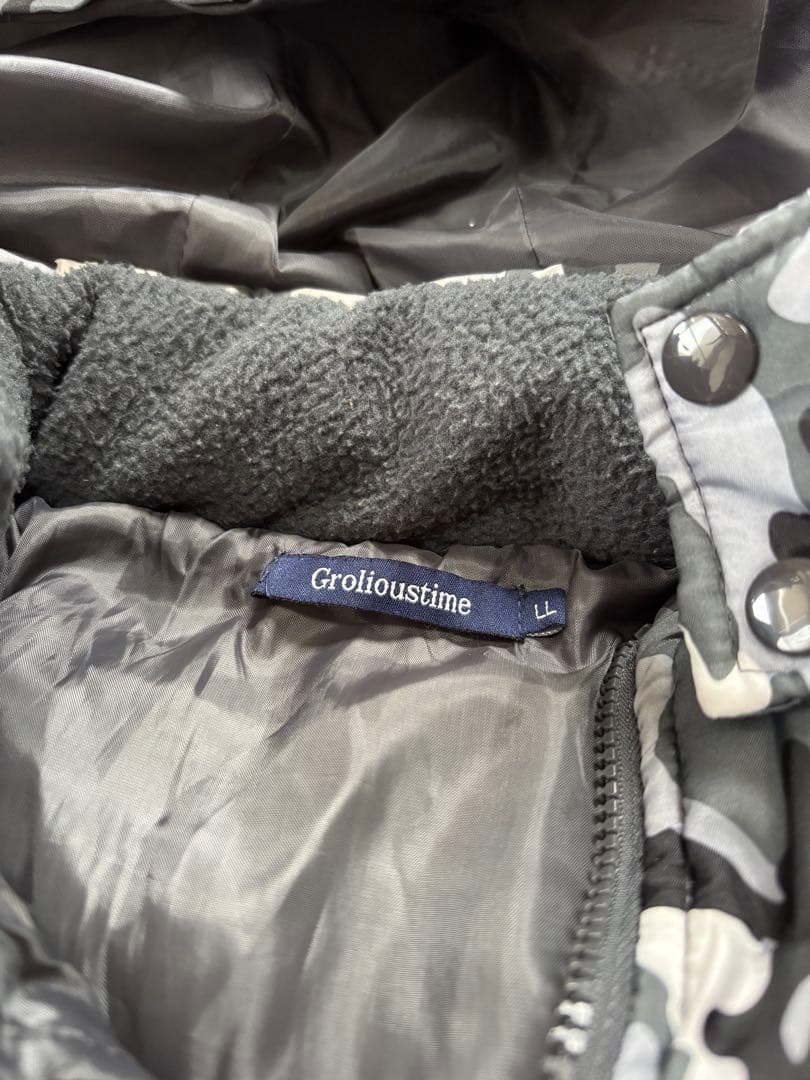 カモ柄中綿jacket.