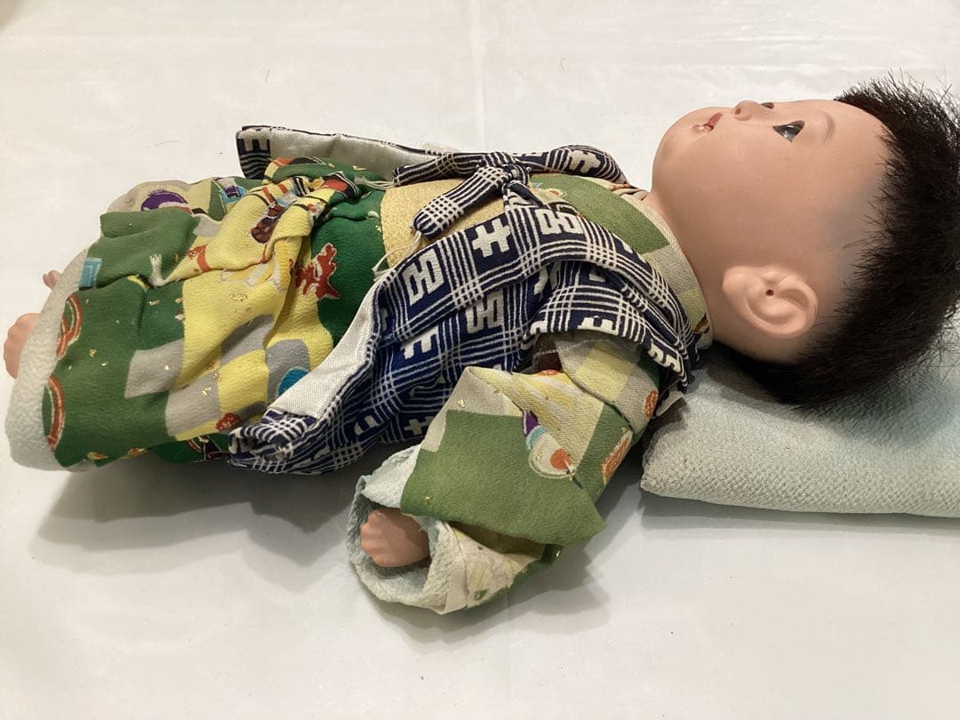 市松人形 赤ちゃん　ビスクドール　大正・昭和　アンティーク人形2体セット