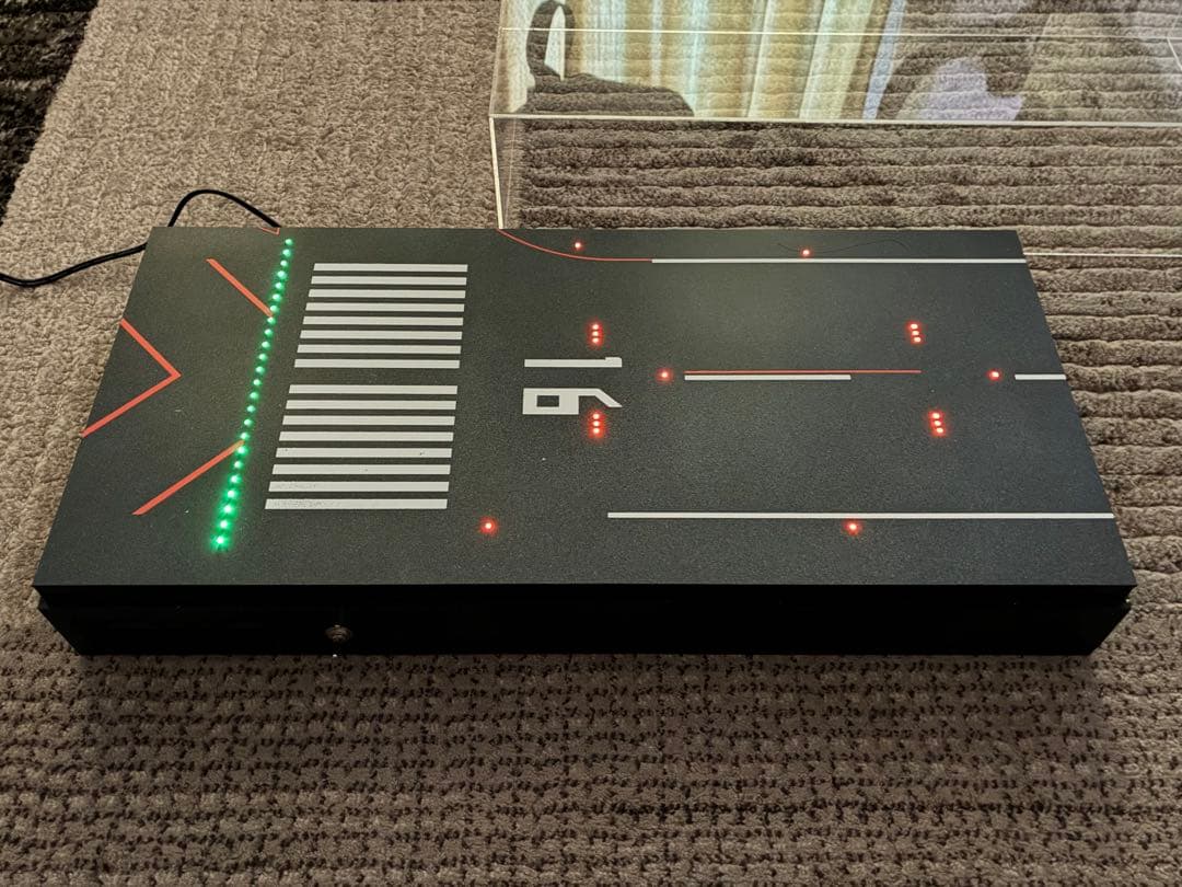 滑走路 福岡空港 RWY16 ジオラマ光ファイバー組込式ライトアップ 1/400