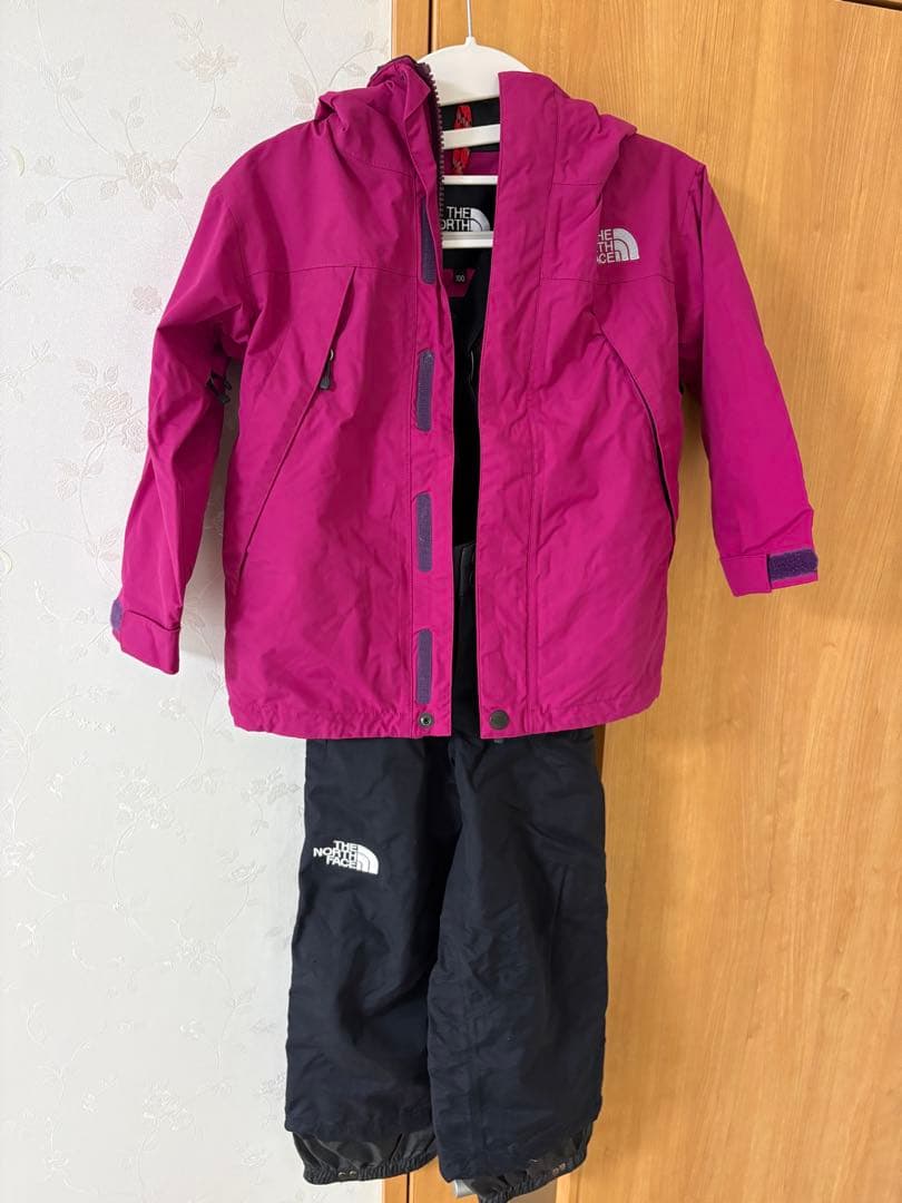 The North Face 子ども用スキーウェア 上下セット100