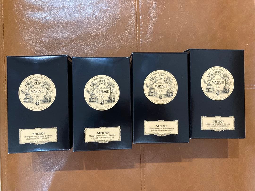 マリアージュフレール　新品未開封　ウエディング　100g　リーフ　缶入り✖️4つ