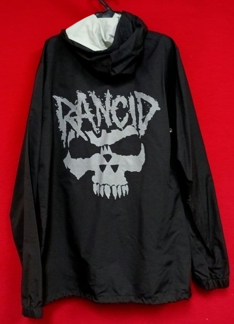 ハードコアパンクバンドRANCIDスカルロゴオフィシャルコーチジャケット