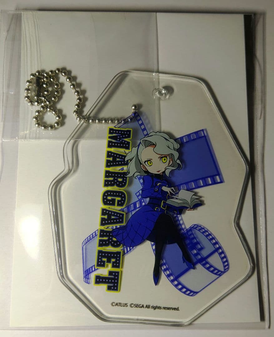 レア　クリアタグ　ペルソナQ2 P4 主人公 マーガレット セガ コラボカフェ