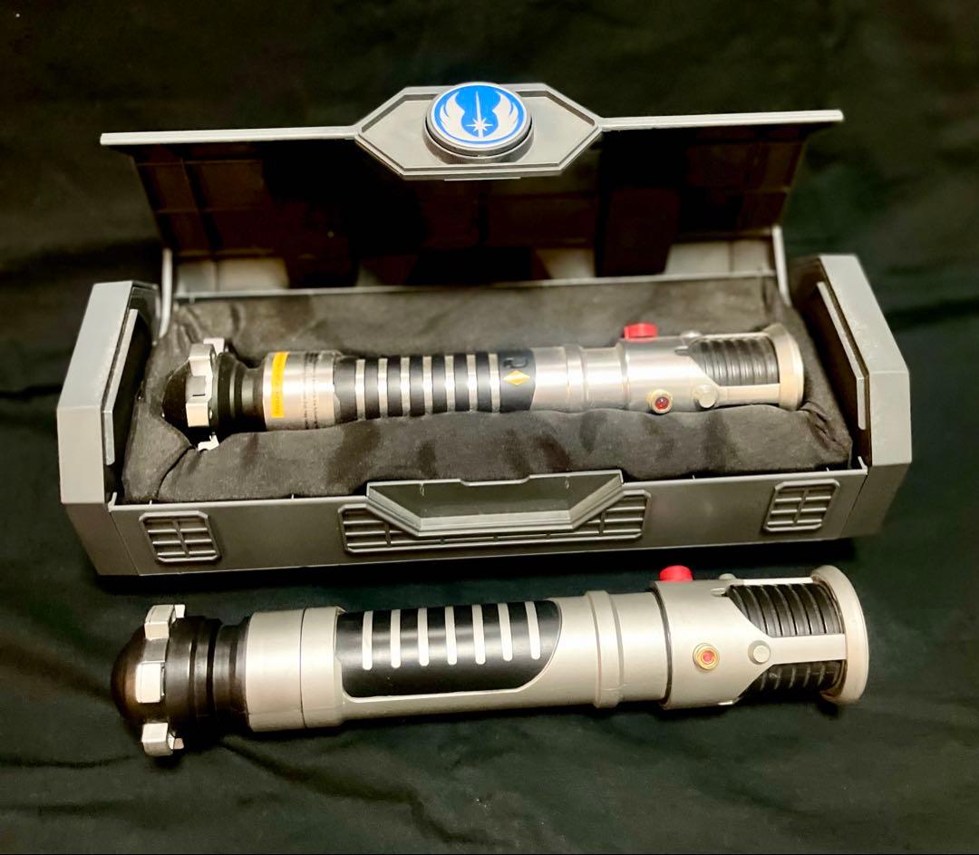 ★廃盤レア！STAR WARSオビワン ライトセイバー 伸縮式 電池式