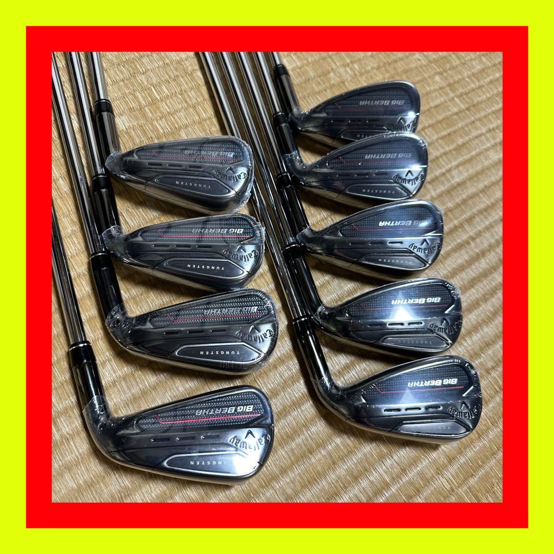【新品】キャロウェイ ビッグバーサ アイアンセット4〜9,P,A,G 9本セット