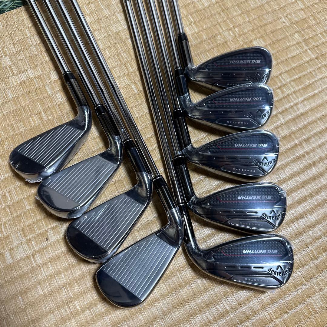 【新品】キャロウェイ ビッグバーサ アイアンセット4〜9,P,A,G 9本セット