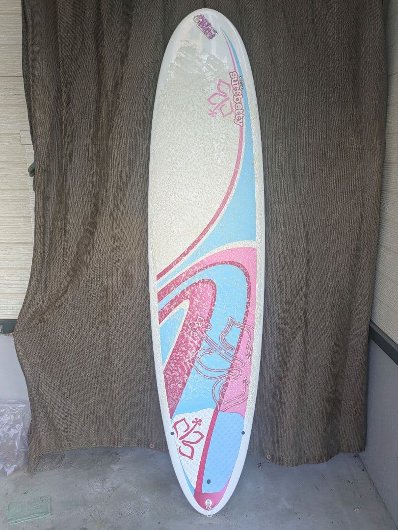 76 NSP Surf Betty ファンボード サーフボード ケース付 送料込