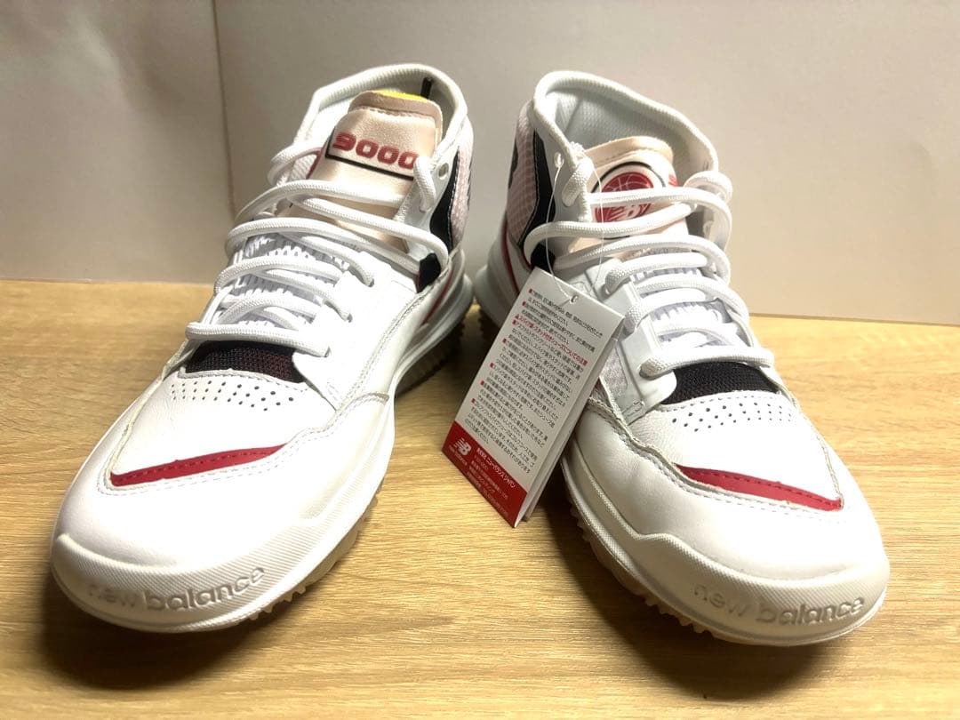 未使用 25cm D ニューバランス BB9000A1 ホワイト