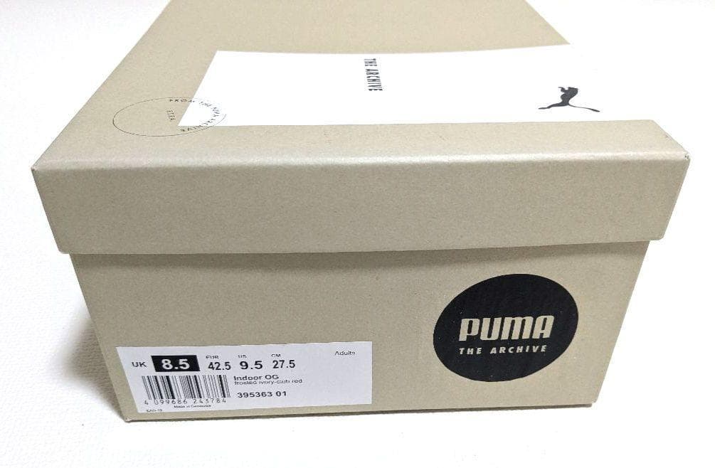 【 新品未使用 】 PUMAプーマ INDOOR OG27.5cm 外箱傷有