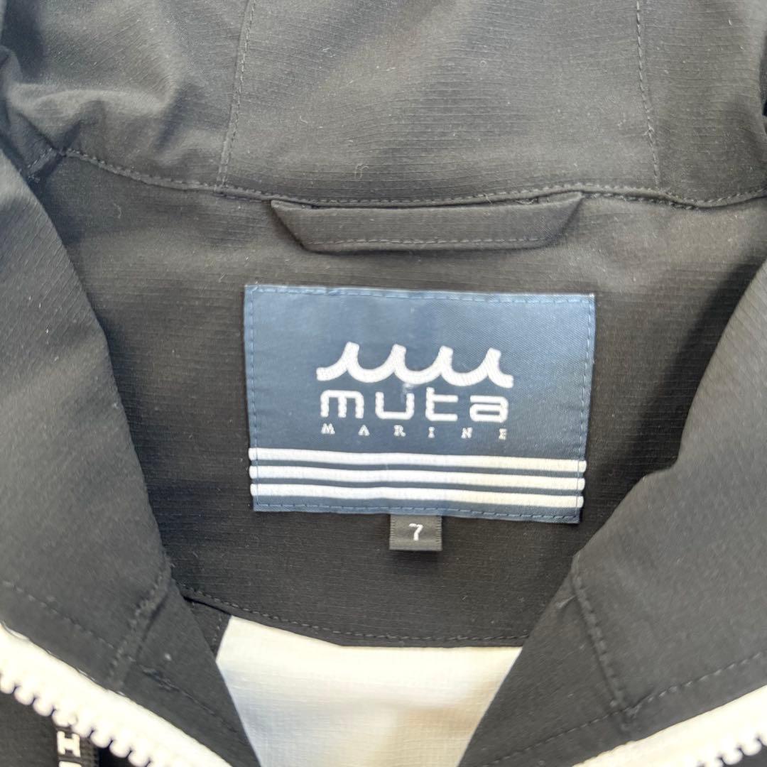 muta MARINE MOVEFIT ストレッチ ダブルジップ パーカー 黒