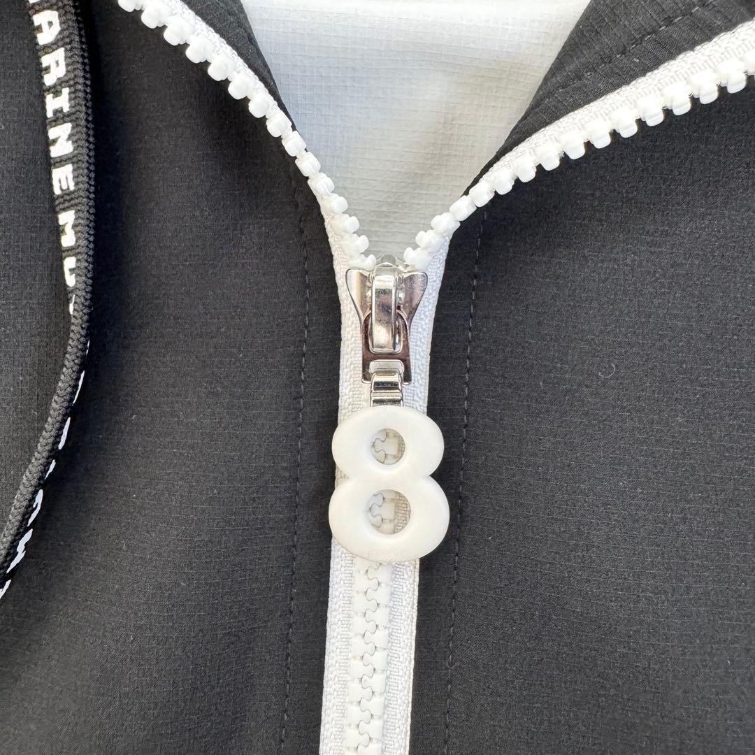 muta MARINE MOVEFIT ストレッチ ダブルジップ パーカー 黒