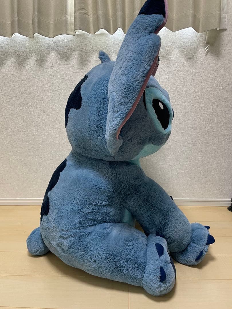 コストコ スティッチ 特大ぬいぐるみ ブランケット付き 未使用品