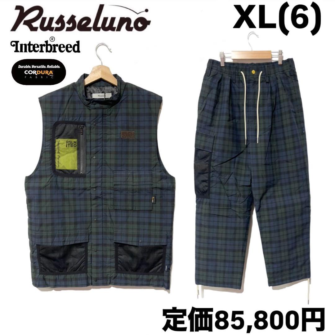 インターブリード ラッセルノ ゴルフ コーデュラ 中綿セットアップ ネイビー 6