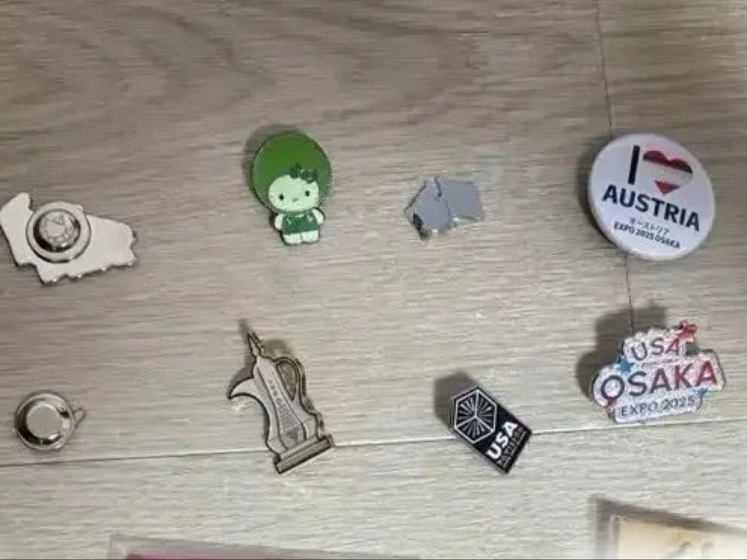 【レア・非売品・完売品・万博】値下げ！！各国　ピンバッチセット　8個セット