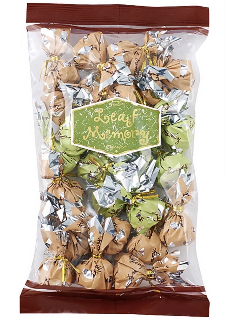 【セラッチ】モンロワール　リーフメモリー　徳用チョコ5袋　ショップ紙袋2枚