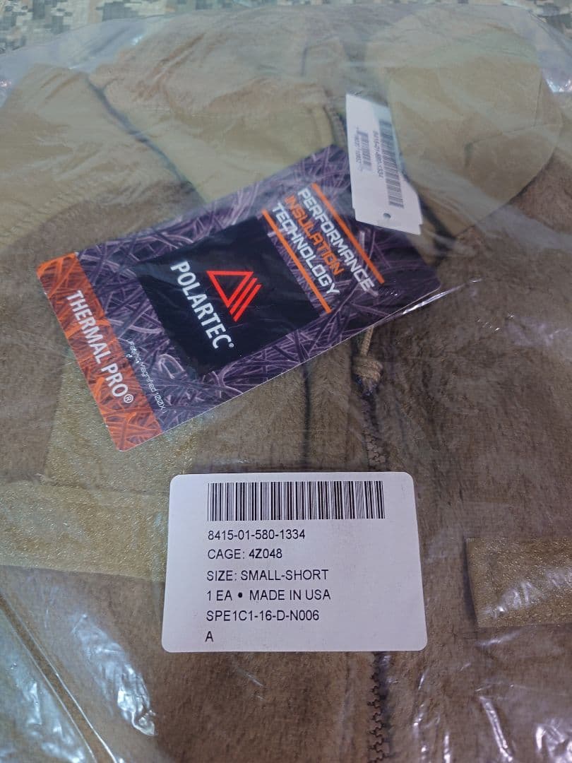 米軍 実物 ECWCS Gen3 Level3 フリースジャケット S-S