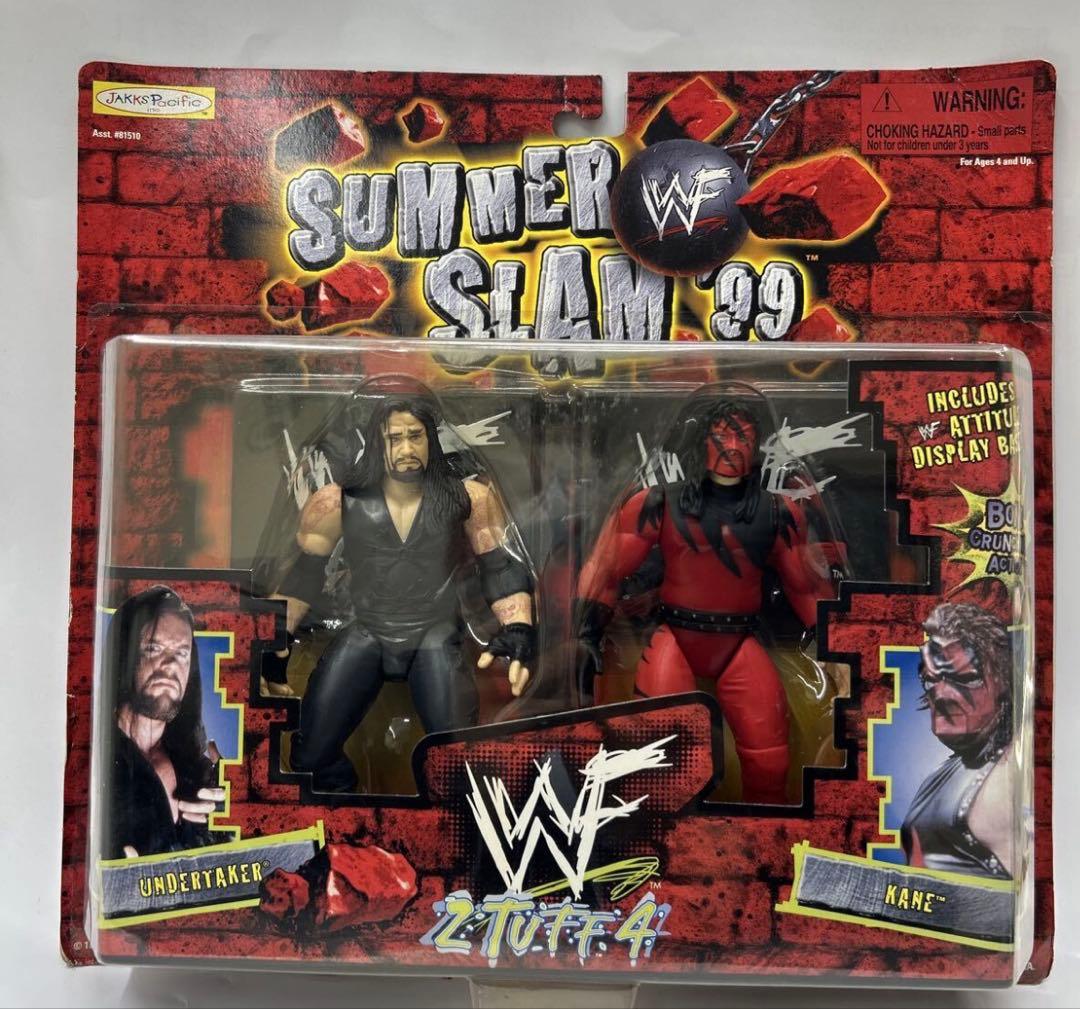 未開封　保管品　WWE(旧WWF)アンダーテイカー　ケイン　サマースラム99