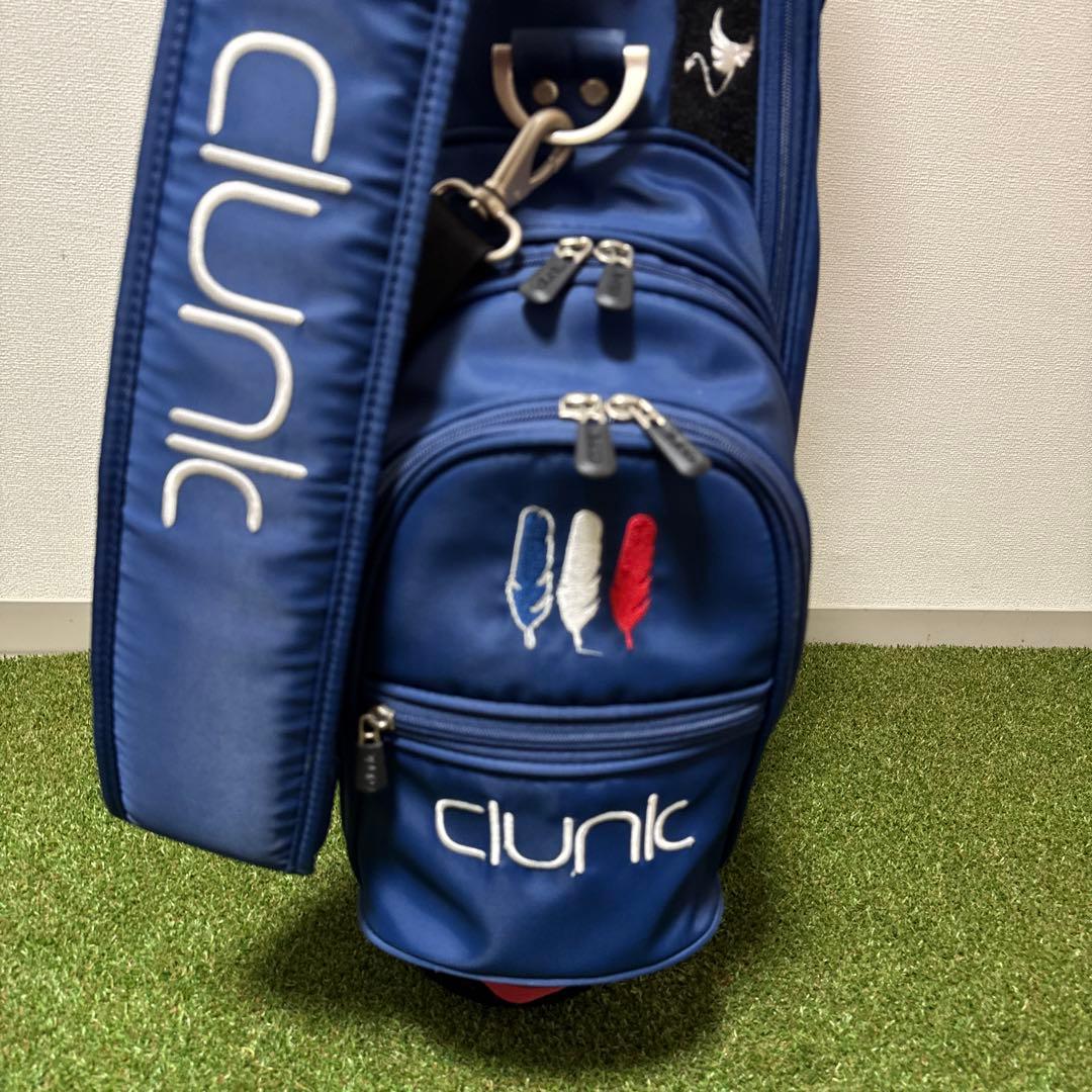 clunk クランク スタンド式 キャディバッグ 撥水 9型