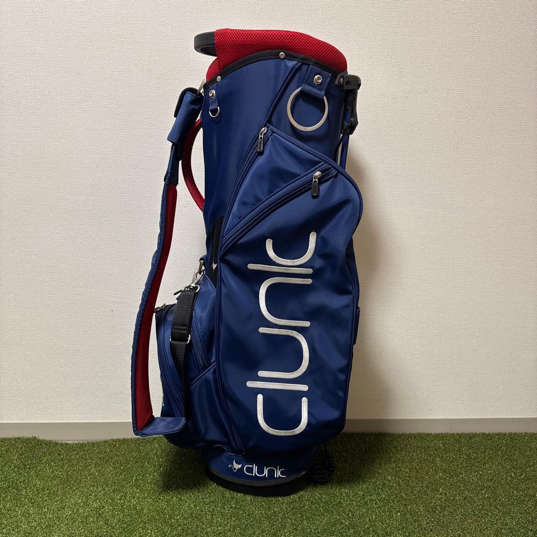 clunk クランク スタンド式 キャディバッグ 撥水 9型