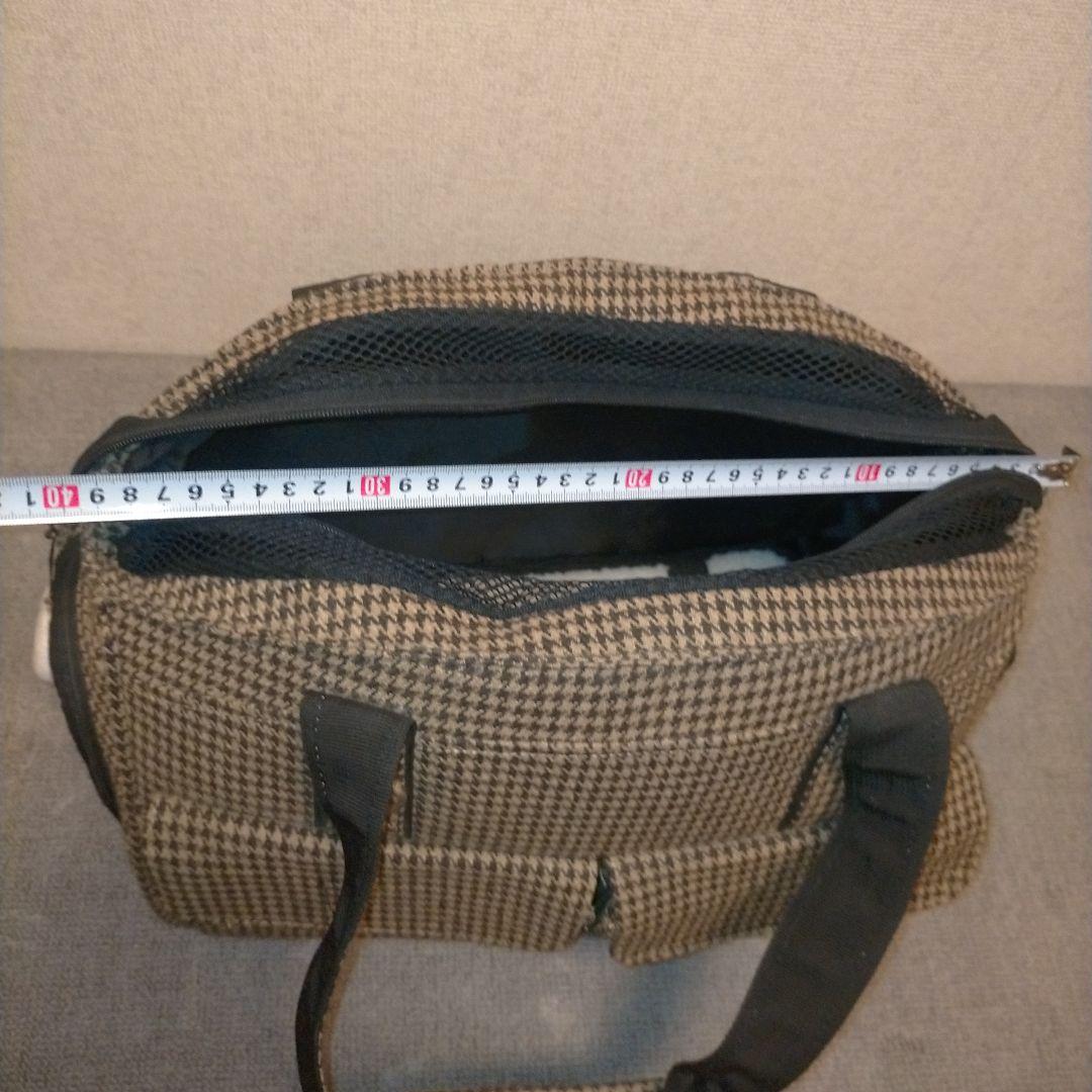 中型犬用チェック柄キャリーバッグ ドッグ＆キャッツ PIPI