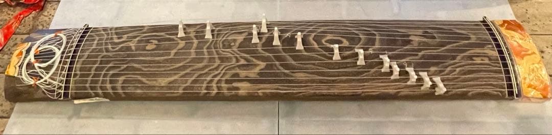 お琴 琴 和楽器 弦楽器 民族楽器 13弦 全長約185cm 中古 カバー付き